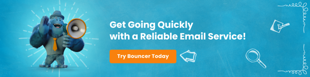 bouncer to improve average email bounce rate